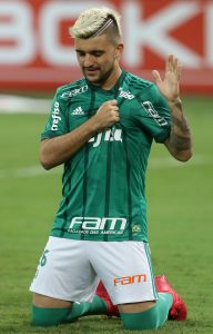O jogador Victor Luis, da SE Palmeiras, em jogo contra a equipe do São Paulo FC, durante partida válida pela décima primeira rodada, do Campeonato Paulista, Série A1, na Arena Allianz Parque. Foto: Cesar Greco/Ag Palmeiras