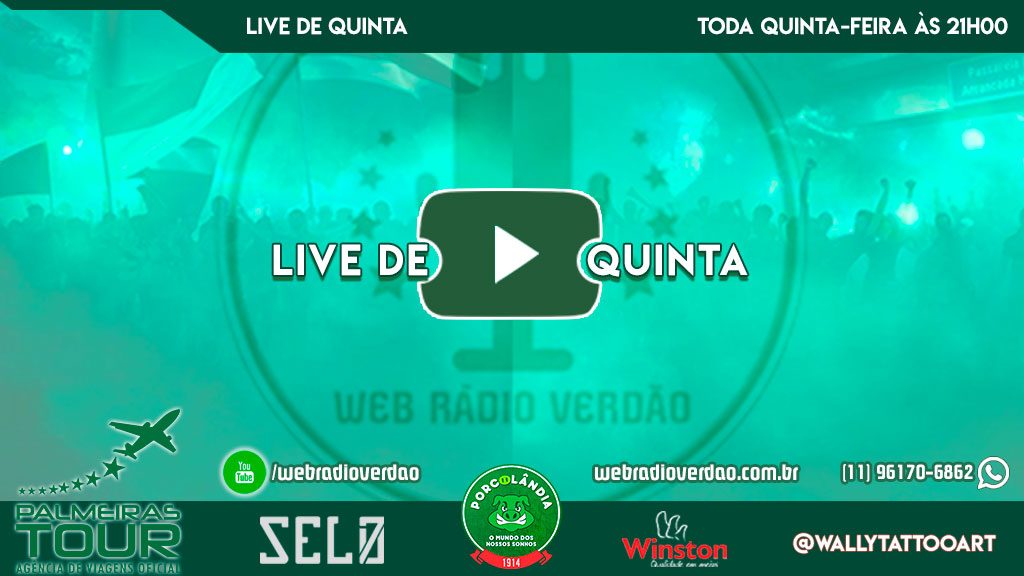 Live de Quinta - Web Rádio Verdão