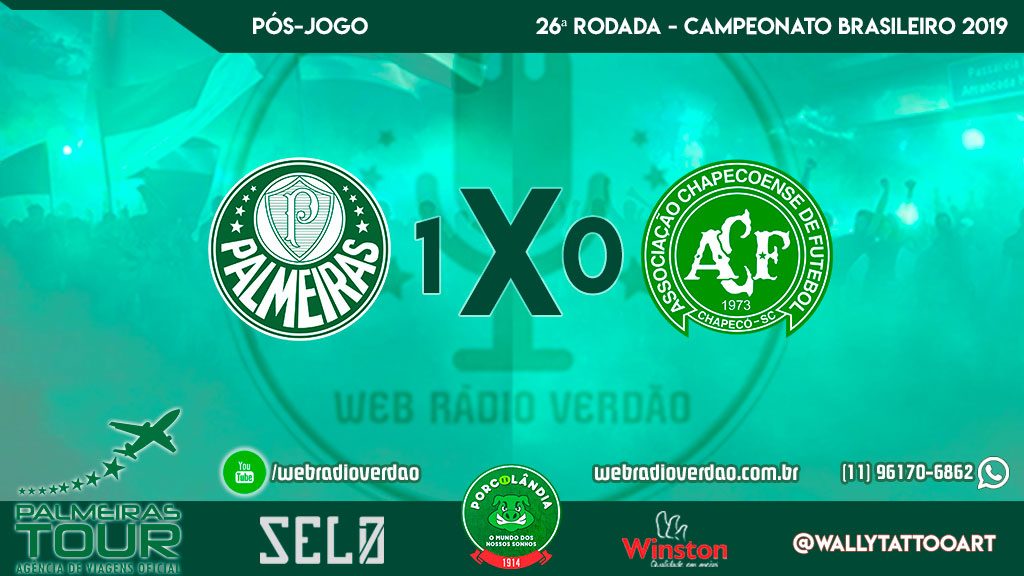 Pós-jogo Palmeiras 1 x 0 Chapecoense - 26. rodada Brasileiro 2019 - Allianz Parque