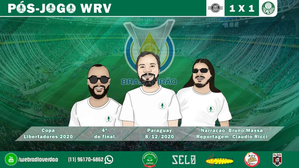 Pós-jogo Libertad 1x1 Palmeiras - Libertadores 2020