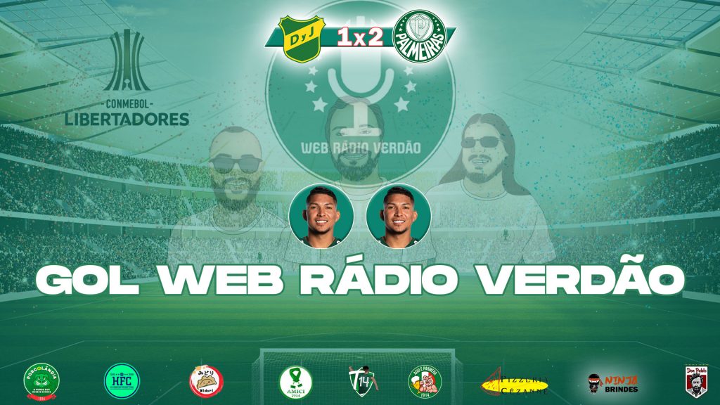 Gols de Ronny - Defensa y Justicia 1x2 Palmeiras - Libertadores 2021 - Web Rádio Verdão