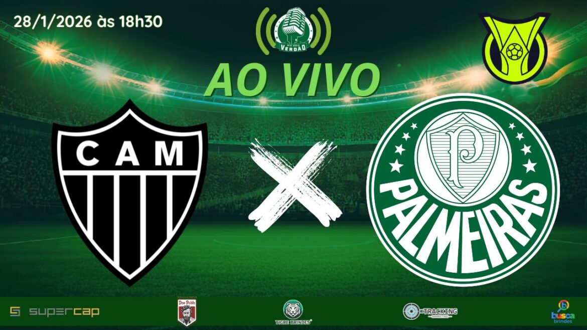 ATLÉTICO MG x PALMEIRAS: A ESTREIA DO VERDÃO NO BRASILEIRÃO 2026