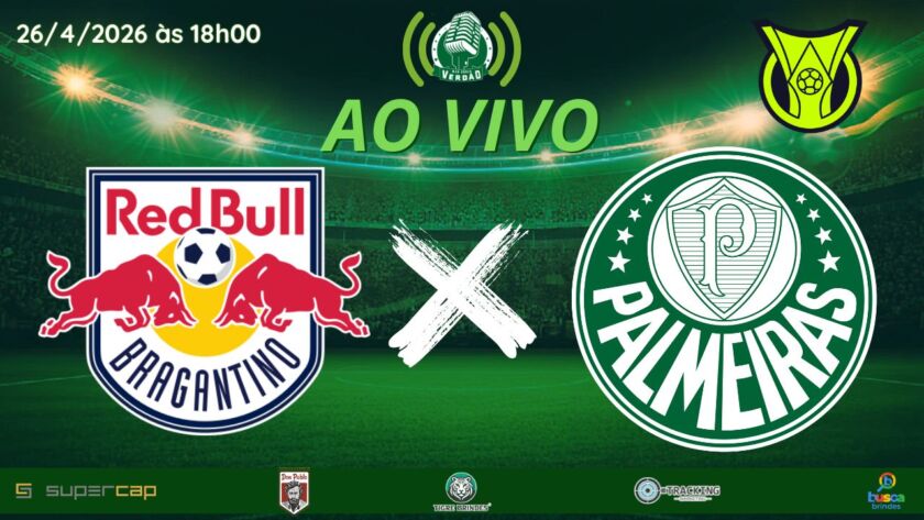 RED BULL BRAGANTINO x PALMEIRAS AO VIVO