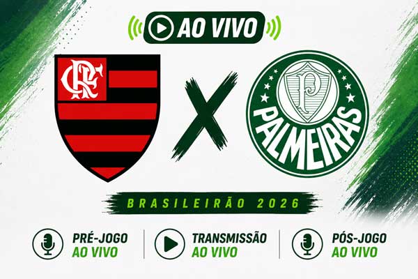 FLAMENGO x PALMEIRAS AO VIVO