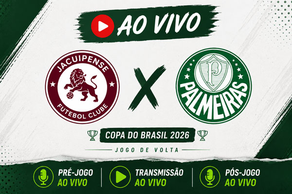 JACUIPENSE x PALMEIRAS AO VIVO