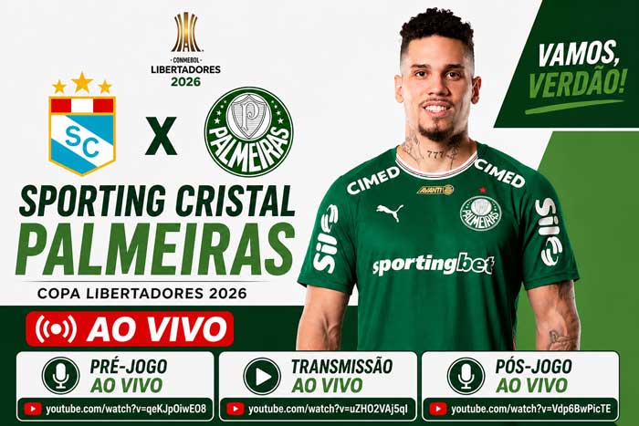 Sporting Cristal x Palmeiras AO VIVO