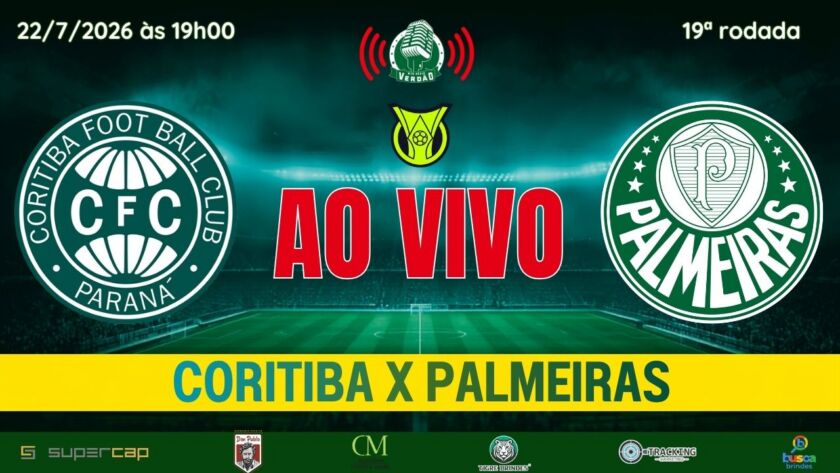 Coritiba x Palmeiras (AO VIVO)