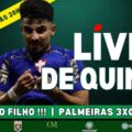 Obrigado, filho! Live de Quinta analisa o 3 a 0 no Santos hoje, às 20h, AO VIVO