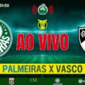 Palmeiras x Vasco AO VIVO na Web Rádio Verdão — domingo (23), às 16h