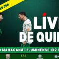 Vitória no Maracanã! Fluminense 1×2 Palmeiras e a volta decisiva — Live de Quinta hoje, 20h