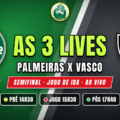 Palmeiras x Vasco AO VIVO: horário, onde assistir e narração palmeirense — domingo (1/11), 16h