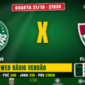 Palmeiras x Fluminense AO VIVO: horário, onde assistir e narração palmeirense — quarta (21), 21h30